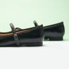C.Paravano Flats for Women | Mary Janes Women | Ballet Flats | Office Shoes | Square Toe(Black)
