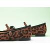 C.Paravano Flats for Women | Mary Janes Women | Ballet Flats | Office Shoes | Square Toe(Leopard-b)