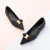 C.Paravano Flats for Women | Pointed Toe Flats | Ballet Flats | Women Shoes Dressy Comfortable(Black Multi)