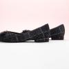 C.Paravano Flats for Women | Pointed Toe Flats | Ballet Flats | Women Shoes Dressy Comfortable(Black Multi)
