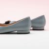 C.Paravano Flats for Women | Pointed Toe Flats | Ballet Flats | Women Shoes Dressy Comfortable(Blue)
