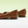 C.Paravano Flats for Women | Pointed Toe Flats | Ballet Flats | Women Shoes Dressy Comfortable(Brown)