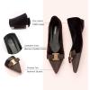 C.Paravano Flats for Women | Pointed Toe Flats | Ballet Flats | Women Shoes Dressy Comfortable(Chocolate Velvet)