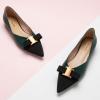 C.Paravano Flats for Women | Pointed Toe Flats | Ballet Flats | Women Shoes Dressy Comfortable(Dark Green)