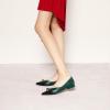 C.Paravano Flats for Women | Pointed Toe Flats | Ballet Flats | Women Shoes Dressy Comfortable(Dark Green)