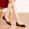 C.Paravano Flats for Women | Pointed Toe Flats | Ballet Flats | Women Shoes Dressy Comfortable(Leopard)