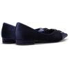 C.Paravano Flats for Women | Pointed Toe Flats | Ballet Flats | Women Shoes Dressy Comfortable(N-navy Velvet)