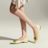C.Paravano Flats for Women | Pointed Toe Flats | Ballet Flats | Women Shoes Dressy Comfortable(Orange Multi)