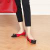 C.Paravano Flats for Women | Pointed Toe Flats | Ballet Flats | Women Shoes Dressy Comfortable(Red Metal)