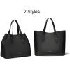 C.Paravano Full Grain Leather Tote Bag|Large Capacity Tote Handbags for Women | Hobo Bags Black | Leather Top Handle Tote | Leather Tote Travel Work Bag