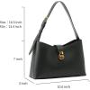 C.Paravano Shoulder Bags for Women | Genuine Leather Purses | Black Leather Handbag | Small Shoulder Tote Bag for Women | women’s handbags | Supple Nappa Leather