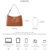 C.Paravano Shoulder Bags for Women | Genuine Leather Purses | Brown Leather Handbag | Small Shoulder Tote Bag for Women | Women’s Handbags | Supple Nappa Leather