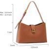C.Paravano Shoulder Bags for Women | Genuine Leather Purses | Brown Leather Handbag | Small Shoulder Tote Bag for Women | Women’s Handbags | Supple Nappa Leather