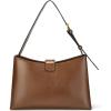 C.Paravano Shoulder Bags for Women | Glossy Leather PU Tote Bag with Zipper Closure | Hobo Handbag | Under the Arm Purses(A1-camel)
