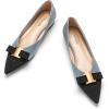 C.Paravano Flats for Women | Pointed Toe Flats | Ballet Flats | Women Shoes Dressy Comfortable(Blue)