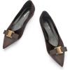 C.Paravano Flats for Women | Pointed Toe Flats | Ballet Flats | Women Shoes Dressy Comfortable(Chocolate Velvet)