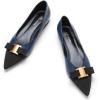 C.Paravano Flats for Women | Pointed Toe Flats | Ballet Flats | Women Shoes Dressy Comfortable(Navy)