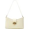 C.Paravano Large Capacity Tote Handbag | Full Grain Leather Tote Bag | Hobo Bag | Women’s Top Handle Tote | Travel Work Tote(Style-e-creme White)