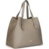 C.Paravano Large Capacity Tote Handbags for Women | Full Grain Leather Tote Bag | Hobo Bags Grey | Leather Top Handle Tote | Leather Tote Travel Work Bag