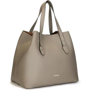 C.Paravano Large Capacity Tote Handbags for Women | Full Grain Leather Tote Bag | Hobo Bags Grey | Leather Top Handle Tote | Leather Tote Travel Work Bag