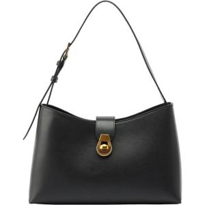 C.Paravano Shoulder Bags for Women | Genuine Leather Purses | Black Leather Handbag | Small Shoulder Tote Bag for Women | women’s handbags | Supple Nappa Leather