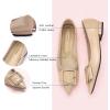 C.Paravano Women’s Flats | Pointed Toe Ballet Shoes | Work Shoes for Women | Comfortable Flats(Almond)