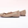 C.Paravano Women’s Flats | Pointed Toe Ballet Shoes | Work Shoes for Women | Comfortable Flats(Almond)