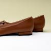 C.Paravano Women’s Flats | Pointed Toe Ballet Shoes | Work Shoes for Women | Comfortable Flats(Brown)