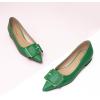 C.Paravano Women’s Flats | Pointed Toe Ballet Shoes | Work Shoes for Women | Comfortable Flats(Green)