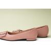 C.Paravano Women’s Flats | Pointed Toe Ballet Shoes | Work Shoes for Women | Comfortable Flats(Pink)