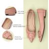 C.Paravano Women’s Flats | Pointed Toe Ballet Shoes | Work Shoes for Women | Comfortable Flats(Pink)