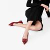 C.Paravano Women’s Flats | Pointed Toe Ballet Shoes | Work Shoes for Women | Comfortable Flats(Red)