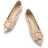 C.Paravano Women’s Flats | Pointed Toe Ballet Shoes | Work Shoes for Women | Comfortable Flats(Almond)