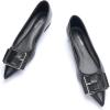 C.Paravano Women’s Flats | Pointed Toe Ballet Shoes | Work Shoes for Women | Comfortable Flats(Black)