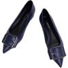 C.Paravano Women’s Flats | Pointed Toe Ballet Shoes | Work Shoes for Women | Comfortable Flats(Navy)