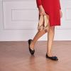 C.Paravano Flats for Women | Women’s Flats | Square Toe Flats | Ballet Flat | Low Heels for Women(Brown-new)