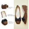 C.Paravano Flats for Women | Women’s Flats | Square Toe Flats | Ballet Flat | Low Heels for Women(N-leopard)