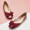 C.Paravano Flats for Women | Women’s Flats | Square Toe Flats | Ballet Flat | Low Heels for Women(Red Patent)