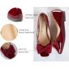 C.Paravano Flats for Women | Women’s Flats | Square Toe Flats | Ballet Flat | Low Heels for Women(Red Patent)