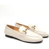 C.Paravano Loafers for Women | Penny Loafers | Slip-on Flats Shoes | Moccasin for Walking | Women’s Loafer Flat | Business Casual Shoe(Alabaster)