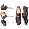 C.Paravano Loafers for Women | Penny Loafers | Slip-on Flats Shoes | Moccasin for Walking | Women’s Loafer Flat | Business Casual Shoe(Burgundy)