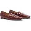 C.Paravano Women’s Loafer Flat Loafers for Women Slip-on Flats Shoes Business Casual Shoe Slip-on Penny Loafers for Women(L1-red)