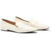 C.Paravano Women’s Loafer Flat Loafers for Women Slip-on Flats Shoes Business Casual Shoe Slip-on Penny Loafers for Women(L1-white)