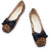 C.Paravano Flats for Women | Women’s Flats | Square Toe Flats | Ballet Flat | Low Heels for Women(N-leopard)