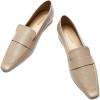 C.Paravano Women’s Loafer Flat Loafers for Women Slip-on Flats Shoes Business Casual Shoe Slip-on Penny Loafers for Women(L1-camel)