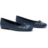 C.Paravano Ballet Flats | Square Toe Shoes | Bow Slip Ons | Ballet Shoes for Women | Dressy Flats for Women(Navy)