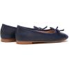 C.Paravano Ballet Flats | Square Toe Shoes | Bow Slip Ons | Ballet Shoes for Women | Dressy Flats for Women(Navy-new)