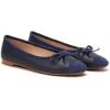 C.Paravano Ballet Flats | Square Toe Shoes | Bow Slip Ons | Ballet Shoes for Women | Dressy Flats for Women(Navy-new)