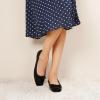 C.Paravano Ballet Flats | Square Toe Shoes | Bow Slip Ons | Ballet Shoes for Women | Dressy Flats for Women(Turquoise)