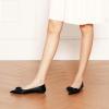 C.Paravano Pointy Bow Flats Women’s Flats Comfortable Stylish Slip-On Shoes for Casual and Office(Black Patent)